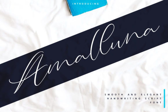 Amalluna: A Flowing Handwritten Font That Elevates Your Brand