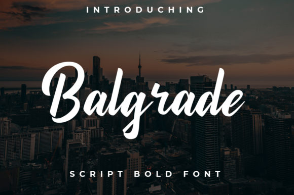 Balgrade: A Premium Script Handwritten Font for Digital Design
