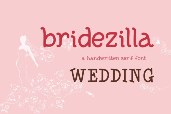 Bridezilla Wedding Font for Digital Branding
