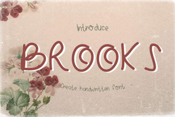 Brooks: A Joyful Script Handwritten Font for Editorial Design