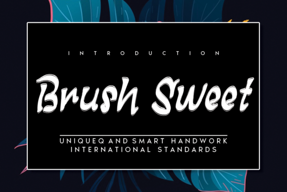 Brush Sweet: A Script Handwritten Font for Authentic Digital Branding