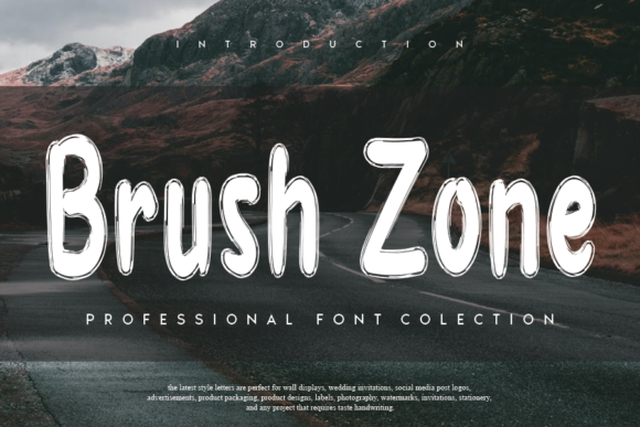 Brush Zone Font: Casual Handwritten Charm for Makers