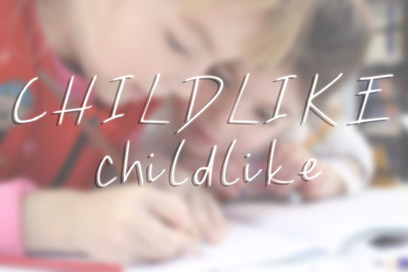 Childlike Font: A Quirky Handwritten Typeface for Small Business Branding