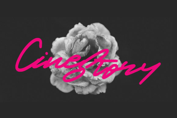 Cinestory: A Script Handwritten Font for Digital Elegance