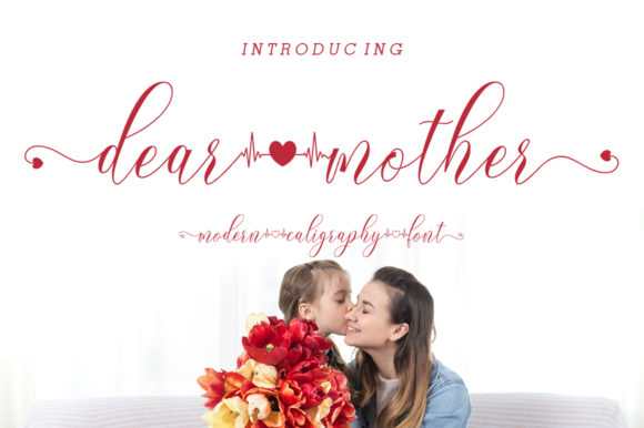 Dear Mother Font for Elegant Script Handwritten Campaigns