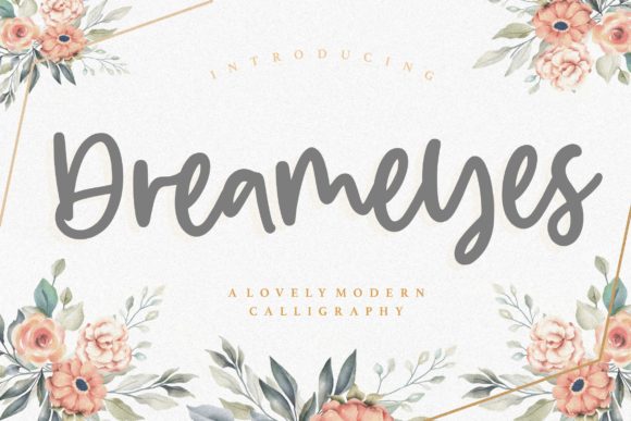 Dreameyes: A Relaxed & Quirky Script Handwritten Font for Makers