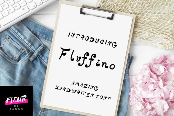 Fluffino: A Cute and Friendly Handwritten Font for Digital Design