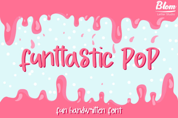 Funttastic Pop: A Sweet & Colorful Script Handwritten Font for Digital Brands