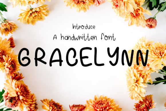 Gracelynn Font: A Cute and Quirky Script Handwritten Typeface for Makers