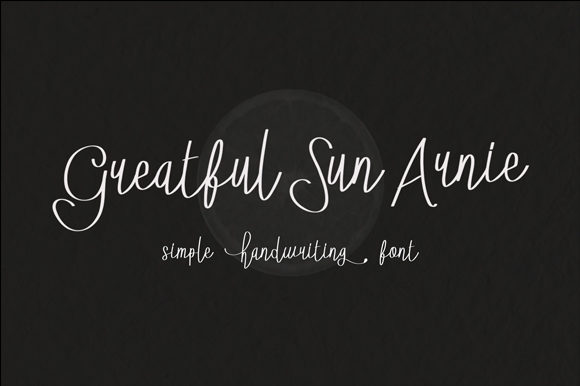 Greatful Sun Arnie Font for Elegant Handmade Branding