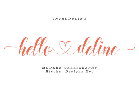 Hello Deline: A Script Handwritten Font for Thoughtful Typography