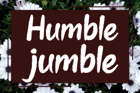 Humble Jumble Script Handwritten Font for Crafters & Sellers