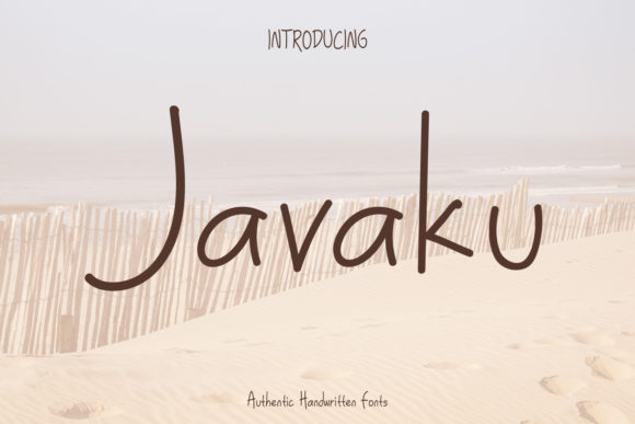 Javaku: A Cute and Simple Handwritten Font for Small Business Branding