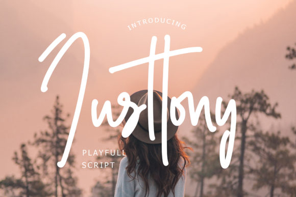 Justtony: A Script Handwritten Font That Elevates Digital Branding