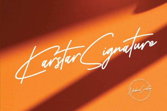 Karstar Signature: A Timeless Script Handwritten Font for Elegant Design