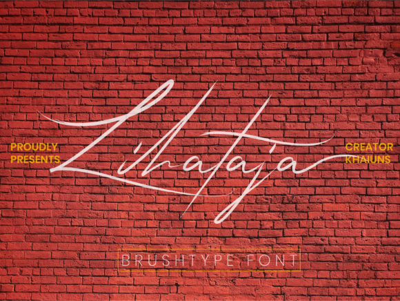 Lihataja: A Script Handwritten Font for Elegant Campaign Messaging