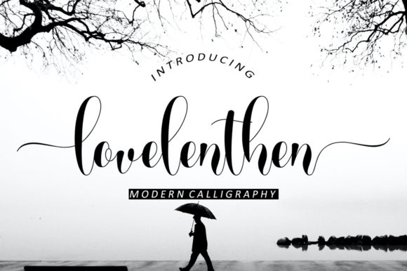 Lovelenthen: An Elegant Script Handwritten Font for Editorial Warmth