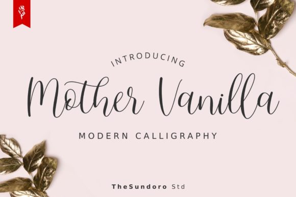 Mother Vanilla Script Handwritten Font for Elegant Branding
