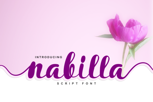 Nabilla Font: A Delicate Script Handwritten Typeface for Elegant Branding