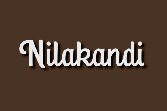 Nilakandi Font for Professional Handwritten Branding