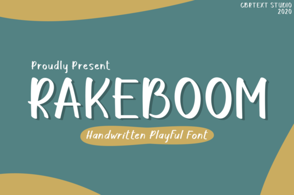 Rakeboom: A Playful Script Handwritten Font for Editorial Design