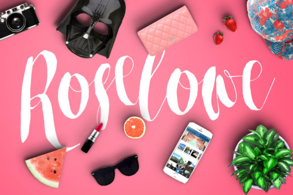 Roselowe Handwritten Font for Elegant Craft Projects