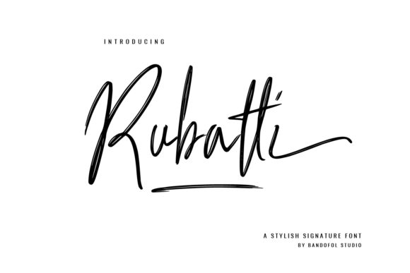 Rubatti Font: Elegant Script for Business Branding
