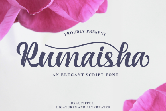Rumaisha: An Elegant Script Handwritten Font for Editorial Design