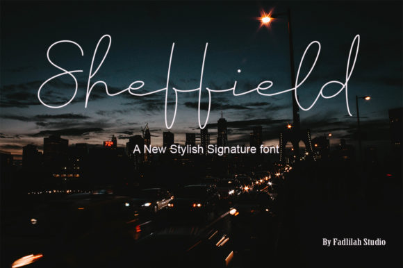 Sheffield: A Delicate Script Handwritten Font for Elegant Typography