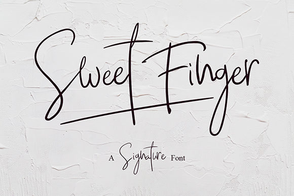 Sweet Finger: A Script Handwritten Font for Timeless Editorial Charm