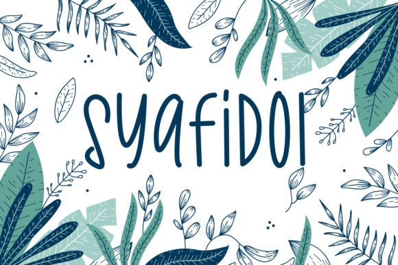 Syafidol: A Sweet & Friendly Handwritten Font for Digital Brands